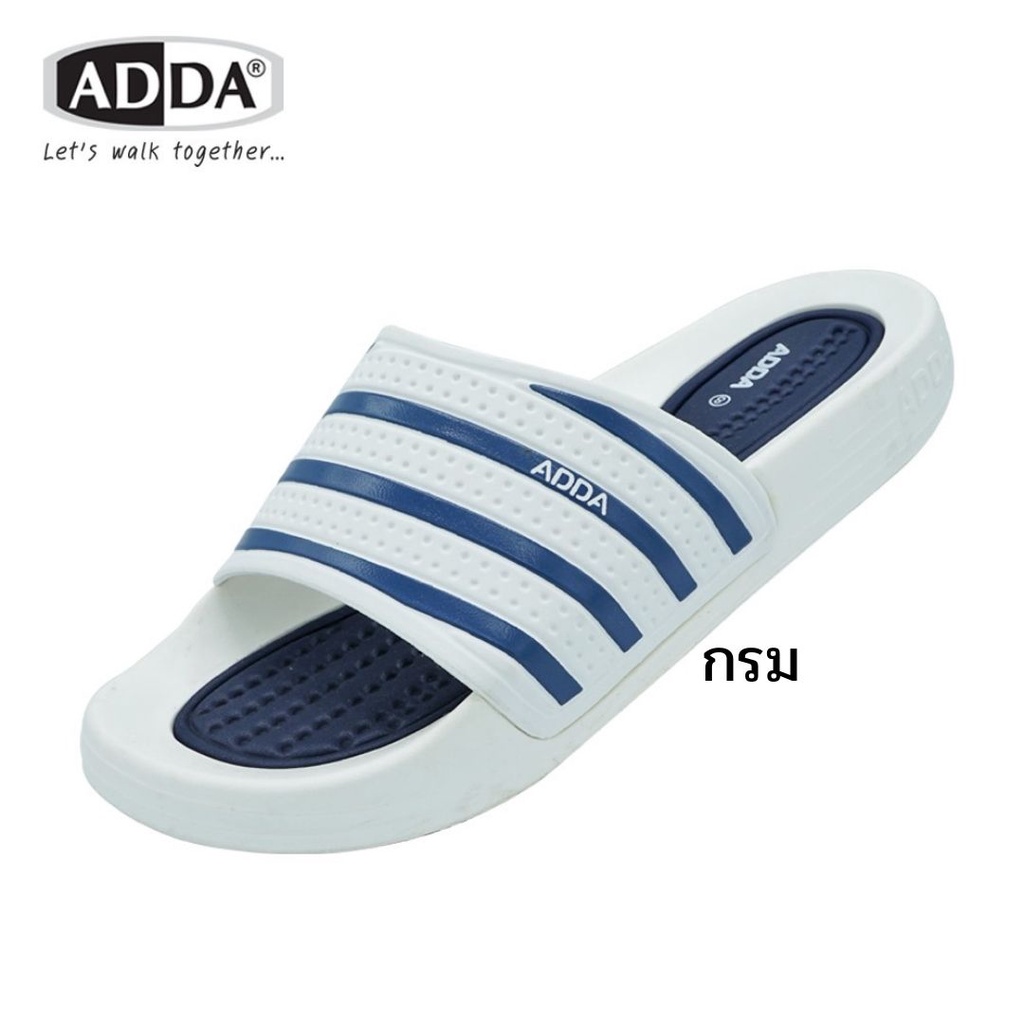 รองเท้าแตะ แบบสวม ลายริ้ว  ADDA (แอดด้า) รุ่น 3T15 ไซส์ 6-9 รุ่นสุดฮิต สีแดง กรม เทา ดำ นุ่ม ใส่สบาย