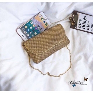 diamond clutch bagกระเป๋าครัชแต่งอะไหล่เพชร