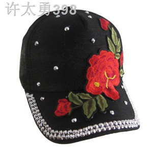 Lady Sailor dance hat new Paris letter rose Baseball cap square outdoor leisure all-match sun