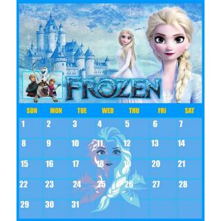 ปฏิทินออมเงิน  Frozen