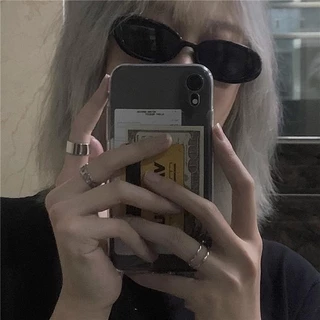 ytsss2frwi Korea Ins แหวนแฟชั่นสไตล์ฮิปฮอปสําหรับผู้หญิง