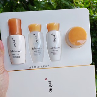 JUL02 ส่งฟรี Sulwhasoo Essential Daily Routine Kit 4 items บำรุงผิวหน้า