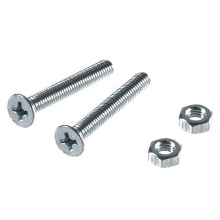 อุปกรณ์ยึดติด สกรูเกลียวมิลน็อต JF FITT 4x30 มม. 25 ตัว Screws, Nuts &amp; Washers