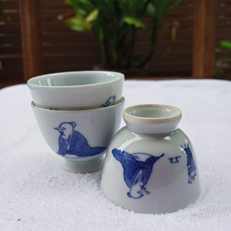 ถ้วยน้ำชา เซรามิกมือสองญี่ปุ่น ใบละ