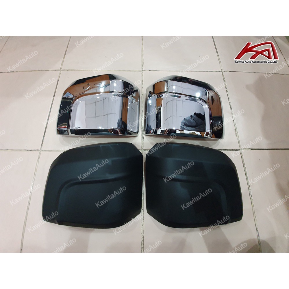 ฝาครอบกระจกมองข้างรถตู้ สีดำด้าน TOYOTA COMMUTER 2019-2022 ALL NEW