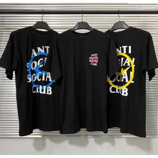 [S-5XL]เสื้อยืดแขนสั้นลําลอง พิมพ์ลาย Assc Anti Social Social Club สําหรับผู้ชาย