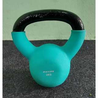 KettleBell 2 KG. ลูกตุ้มยกน้ำหนัก เคตเทิลเบล เหล็กหุ้มยาง (1 ชิ้น)