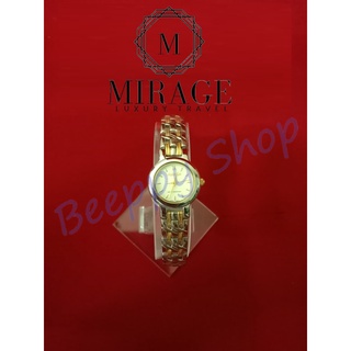 นาฬิกาข้อมือ mirage รุ่น 1451 โค๊ต 92004 นาฬิกาผู้หญิง ของแท้