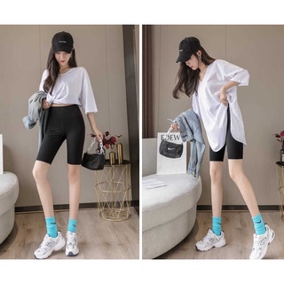 Bike Shorts กางเกงเลกกิ้ง 3 ส่วน เลกกิ้งขาสั้น ผ้ายืดนิ่ม ยืดตามตัว ใส่สบาย เนื้อผ้าPolyster+Spandex