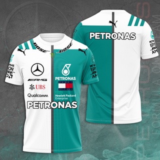 เสื้อยืดแขนสั้น พิมพ์ลายโลโก้รถยนต์ Mercedes แฟชั่นสําหรับผู้ชาย 45454