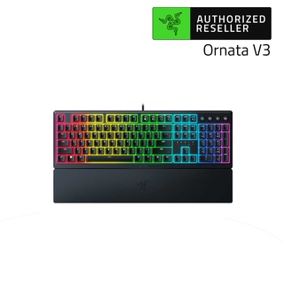 Razer Ornata V3 - Low-profile Mecha-membrane RGB Keyboard - คีย์แคปไทย/อังกฤษ (คีย์บอร์ดเกมมิ่ง)