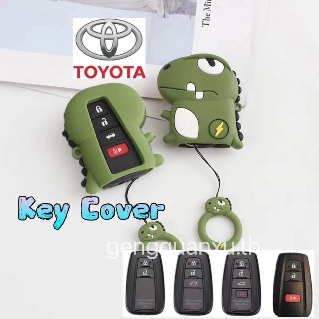 หน้ากากกุญแจรถ toyota cross for Toyota cross เคสกุญแจรีโมทรถยนต์ สําหรับ Toyota 4 คีย์ เคส รีโมทรถยนต์ toyota camry เคส กุญแจ รถยนต์ toyota Toyota Cross Toyota เคส กุญแจรถยนต์ toyota camry  case กุญแจ toyota chr หน้ากากกุญแจรถ cartoon cover