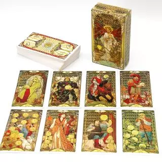 ไพ่ต์ทาโร่ต์ ชุด 78 ใบ Golden Art Novveau Tarot