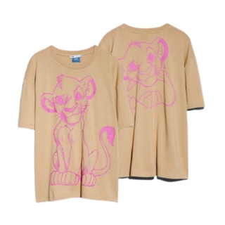 เสื้อยืด ZR THE LION KING THE LION T-SHIRT ZRA SIMBA Zaxra X DISNEY สําหรับผู้หญิงS-5XL