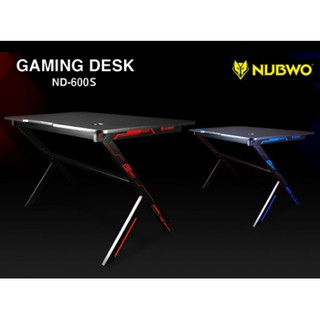 โต๊ะเกมมิ่ง NUBWO ND-600S  RED/BLUEเกรดA ประกัน 1ปีของแท้