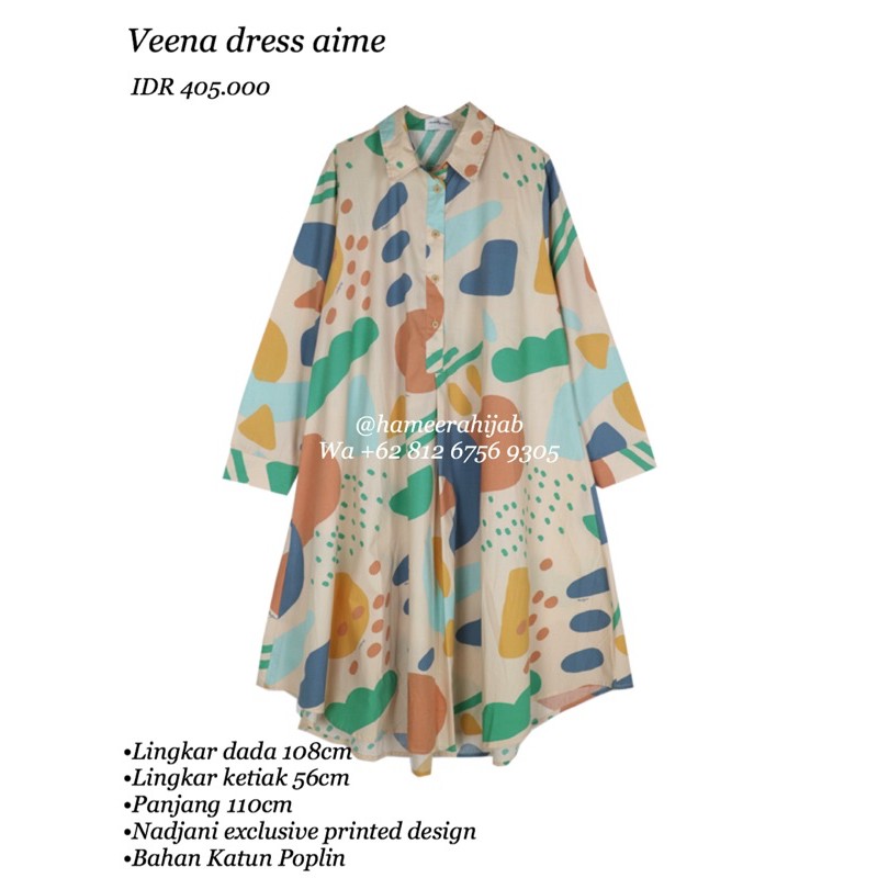 VEENA DRESS AIME BY NADJANI ORIGINAL