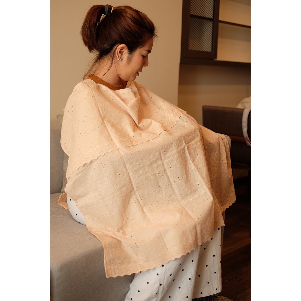 ผ้าคลุมให้นม สี Ceylon Tea