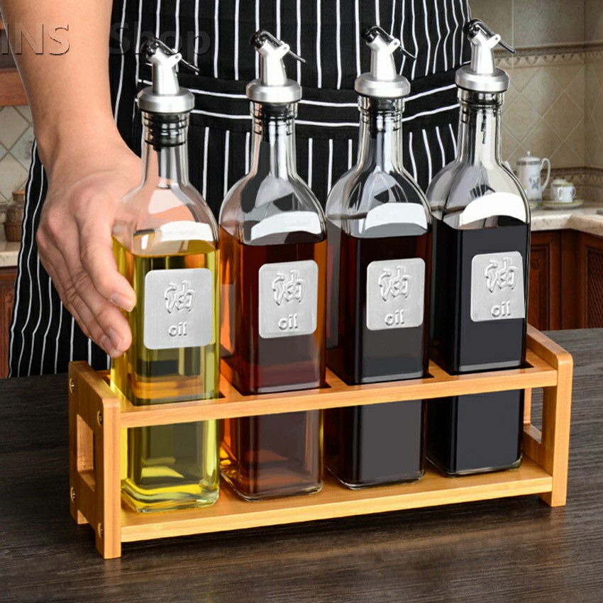พร้อมจัดส่ง ขวดใส่ซอสปรุงรส ขวดสำหรับใส่น้ำมัน Condiment bottles