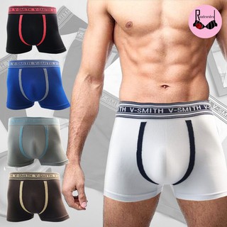 Boxer V-Smith 008 บ๊อกเซอร์ชาย 1 แพ็ค(Mix color 10piece)(คละสี)