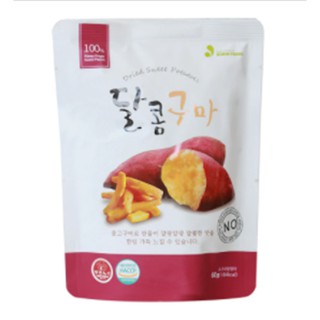 Imo King Korean Origin Dried Sweet Potato Snack Crispy 60g. อิโมะคิงมันหวานอบแห้ง ต้นตำหรับเกาหลี 60g.