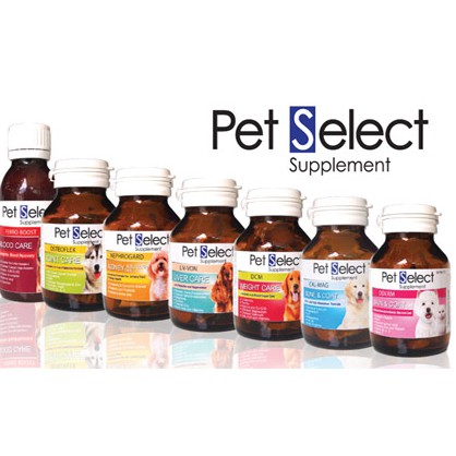 Pet​ Select Dog Cat Supplement อาหารเสริมสำหรับสุนัขและแมว จำนวน 1 กระปุก