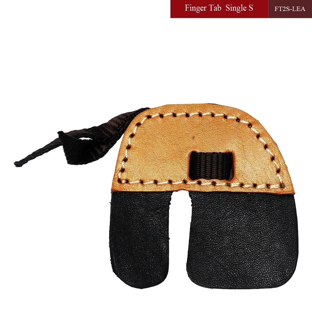 FINGER TAB FT02 หนัง SIZE S GUARANTE-HANDLING-PANAH-ARCHERY