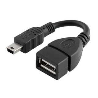 Di shop 14m Mini USB B Male to USB 2.0 A Female Host OTG Adapter Extension Cable