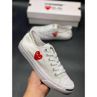 🔥ราคาโรงงาน🔥 ถูกที่สุด!!! เกรดพรีเมี่ยม Jack Purcell X Comme Des Garcons Play สินค้าพร้อมกล่อง