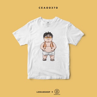 เสื้อยืด พิมพ์ลาย Lewanshop สีขาว CEA00370 #เสื้อ #เสื้อยืด #Lewanshop