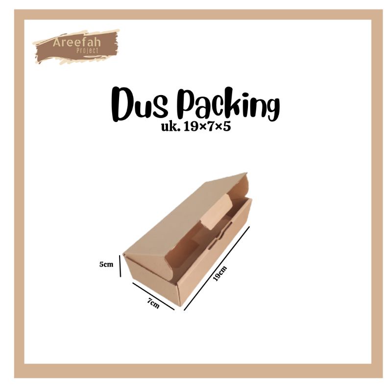 CARDBOARD / CARDBOARD กล่อง / DIE CUT PACKING CARDBOARD ขนาด 19x7x5 cm