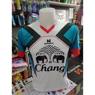 Warrix Jersey พร้อมสกรีนช้าง ราคาป้าย 349 ลดเหลือ 299-