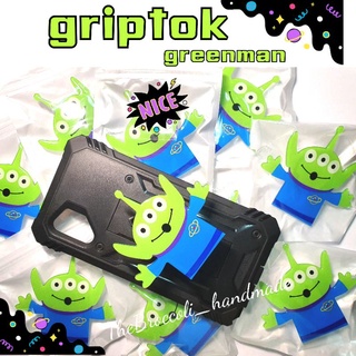 📢 ลดราคาสินค้า อาจมีตำหนิเล็กน้อย สามารถใช้ได้ สอบถามก่อนได้คะ 💚griptok greenman กริ๊ปต็อกกรีนแมน สามตา(ติดหลังโทรศัพท์