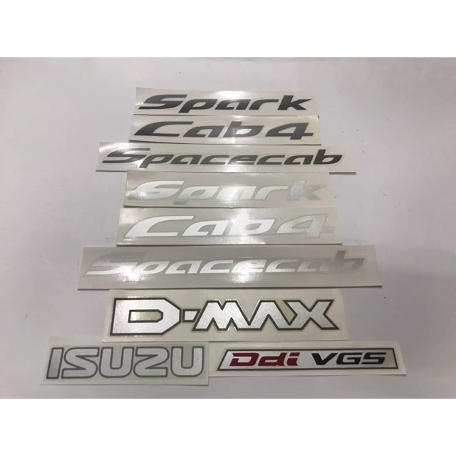สติ๊กเกอร์ D-MAX / SPARK / CAB4 / SPACE CAB สำหรับรถ ISUZU D-MAX ALL NEW / 3.0 รอบคัน