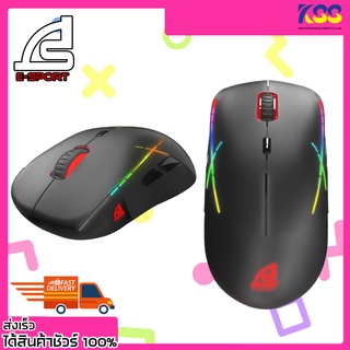 เม้าไม่มีสาย เม้าไร้สาย เมาส์เกมมิ่งไร้สาย Signo Gaming Mouse Wireless Macro Warrox WG-901 รับประกัน 2 ปี