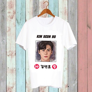 เสื้อยืดดารา เสื้อยืด Fanmade เสื้อแฟนเมด เสื้อยืดคำพูด เสื้อแฟนคลับ ศิลปินเกาหลี FCB40-78 Kim Seon Ho คิมซอนโฮ