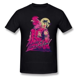 เสื้อยืดผ้าฝ้าย เสื้อยืดแขนสั้น ผ้าฝ้าย 100% พิมพ์ลาย Hotline Miami Richard แบบตลก แฟชั่นสําหรับผู้ชาย ไซซ์ 3xl