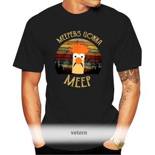 [S-5XL]เสื้อยืด พิมพ์ลาย Meepers Gonna Meep The Muppet Show Beaker สีดํา สไตล์คลาสสิก ไม่ซ้ําใคร สําหรับผู้ชาย Bunsen Ho