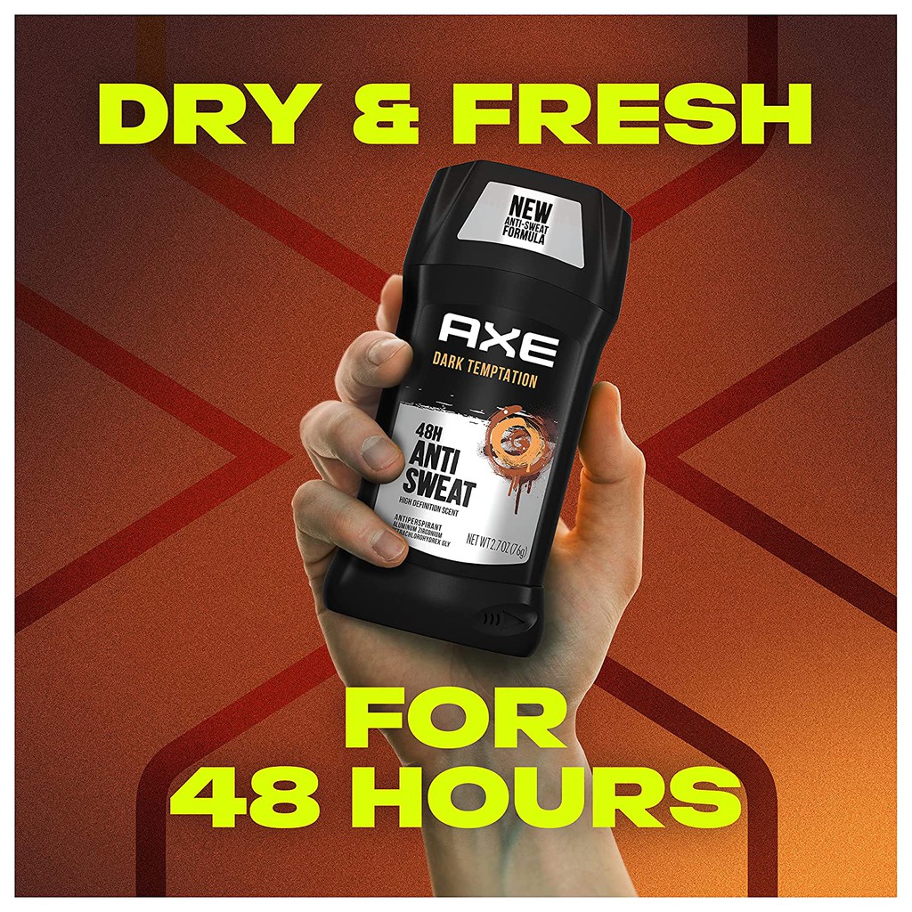 Axe® AXE Antiperspirant Deodorant Stick for Men, Dark Temptation 76g แอ๊กซ์ โรลออนสติ๊ก ระงับกลิ่นกายและลดเหงื่อ - รูปที่ 6