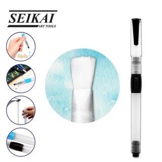 SEIKAI พู่กันแท็งค์ แปรงหัวแบน BRUSH TANK ขนไนล่อน