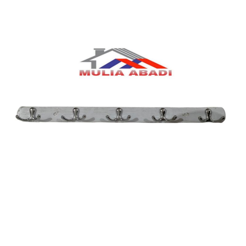 GANTUNGAN Narita ไม้แขวนเสื้อ 5 ตะขอ/สแตนเลส Kastok 5 ตะขอ Narita