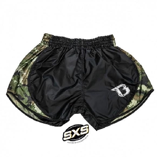 BOOSTER SHORT Retro Hybrid BL/Camo Green