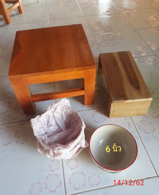 เก้าอี้ ตั่งนั่ง เตี้ย ไม้สักแท้ (#1) 30×30×22-25 ซม.ข้อมูลเพิ่มอ่านด้านล่าง - รูปที่ 4