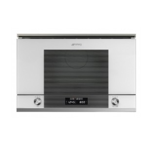 [0% 10 เดือน] เตาไมโครเวฟ (Smeg) Linea Aesthetic รุ่น  MP122B1 สีขาว