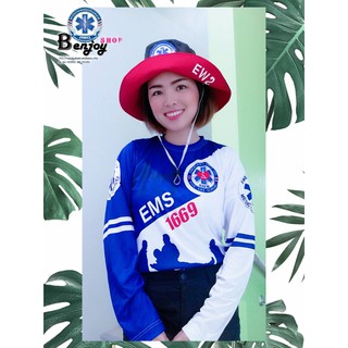 เสื้อยืดสพฉ.แขนยาว BLS