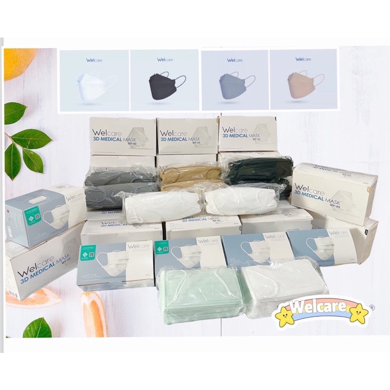 หน้ากากอนามัย Welcare 3D