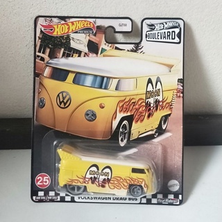 HOT WHEEL BOULEVARD MOON EYES VOLKSWAGEN DRAG BUS ล้อยาง