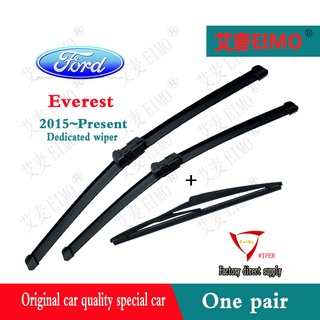 Ford Everest ชุดใบปัดน้ําฝน ด้านหน้า และด้านหลัง สําหรับรถยน…