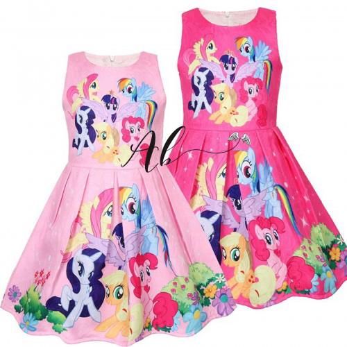 Angel Baby My Little Pony Jacquard ชุดเดรส (2 สี)