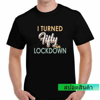 ผ้าฝ้าย 100% ลาย Tshrit My 50Th Birthday In Quarantine Lockdown 50Th ใส่สบาย กันลื่น 2022