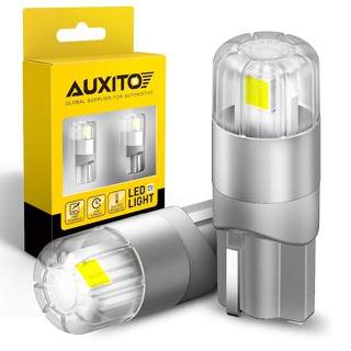 Auxito หลอดไฟจอดรถยนต์ T10 W5W LED 3030SMD 360 องศา ไม่มีข้อผิดพลาด 2 ชิ้น